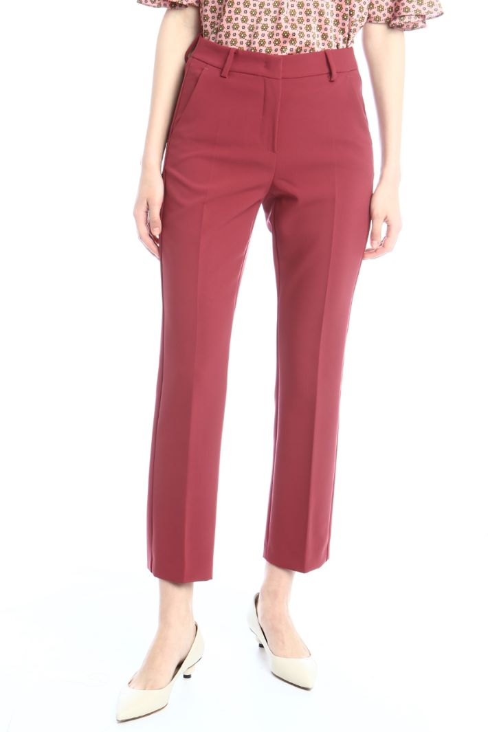 Pantaloni in tela di viscosa Fashion Market
