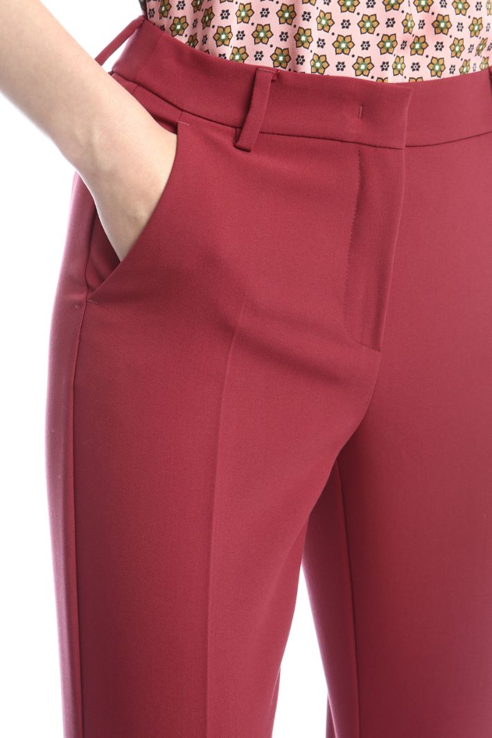 Pantaloni in tela di viscosa Fashion Market