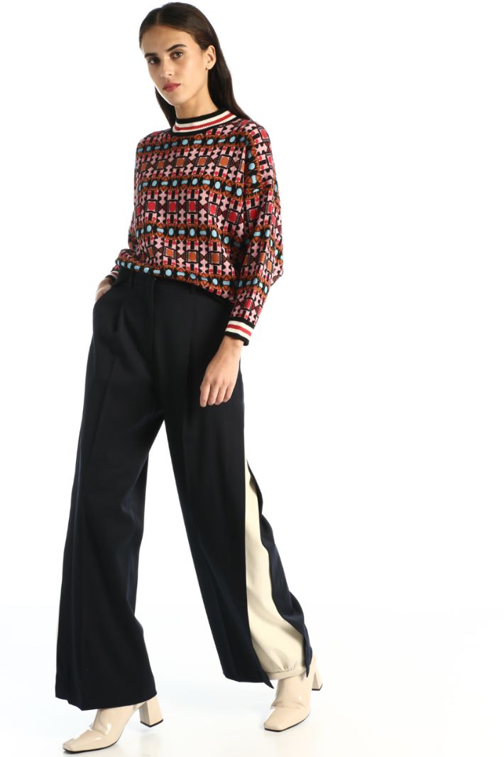 Pantaloni in saglia e jersey Fashion Market Pantaloni in saglia e jersey Fashion Market