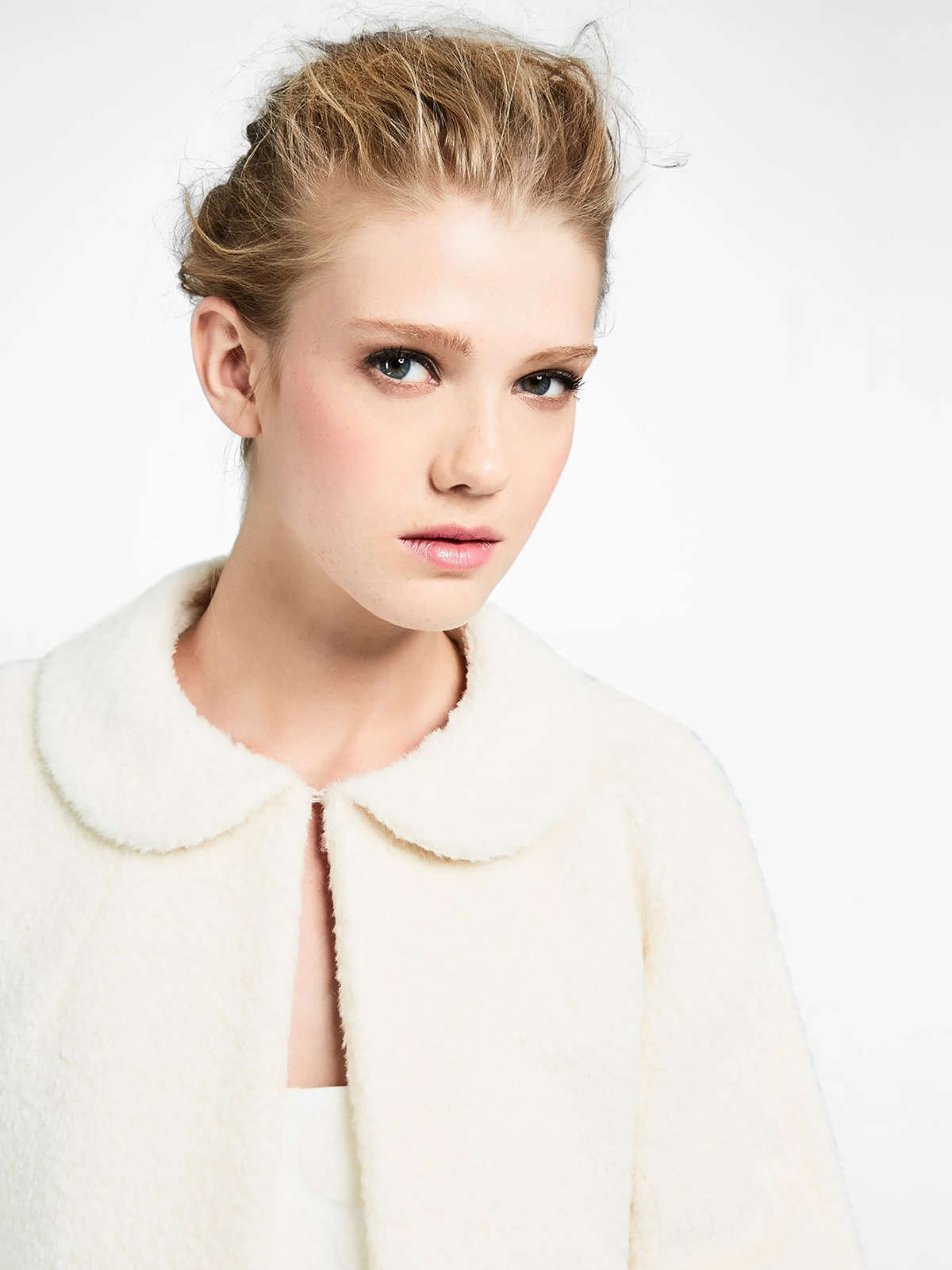 Alpaca and wool bolero - ivory - Max Mara - 5