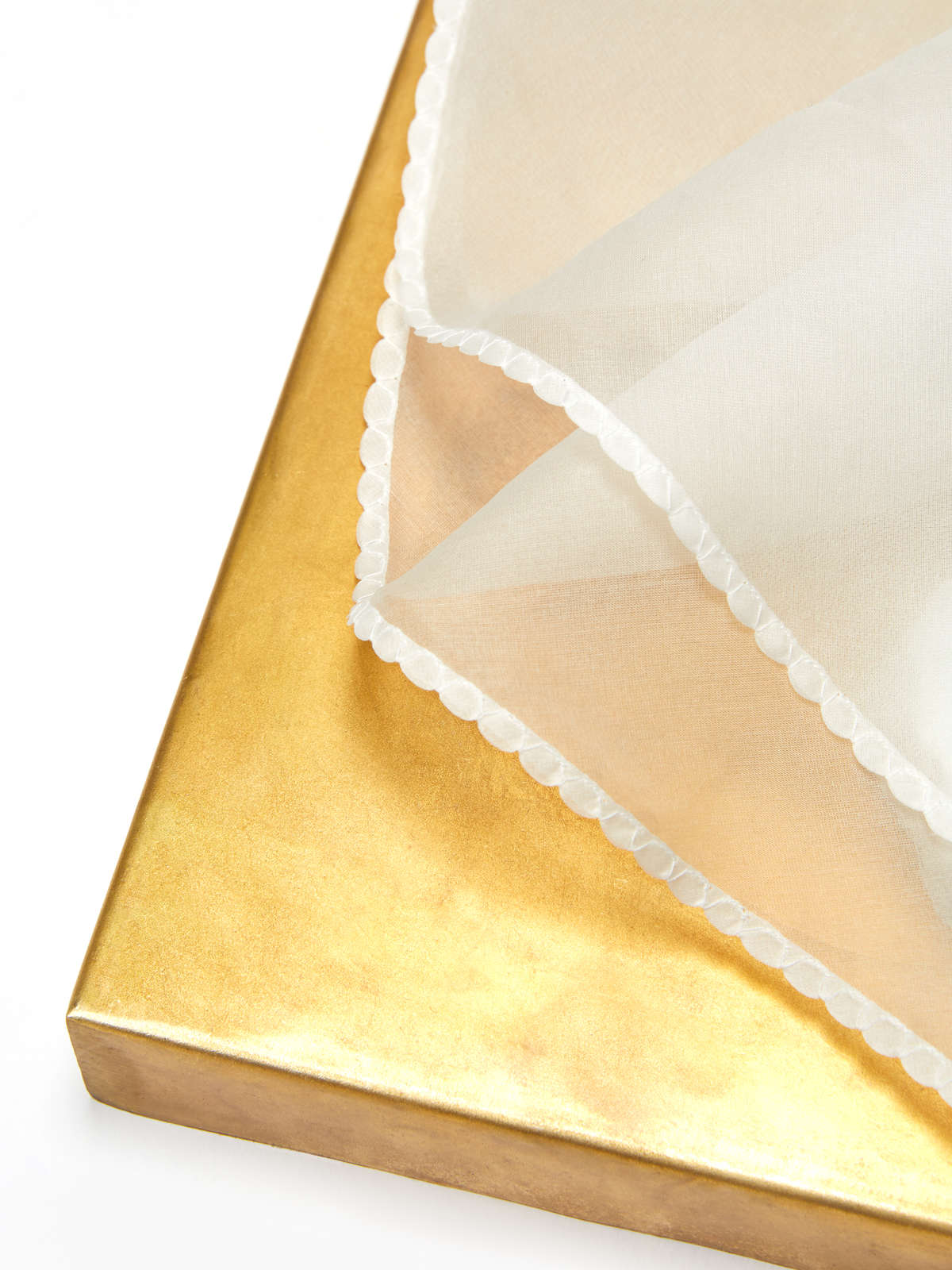 Silk organza shrug - white - Max Mara - 4