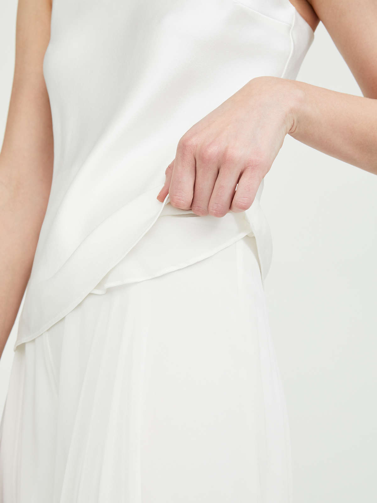 Satin top - ivory - Max Mara - 5