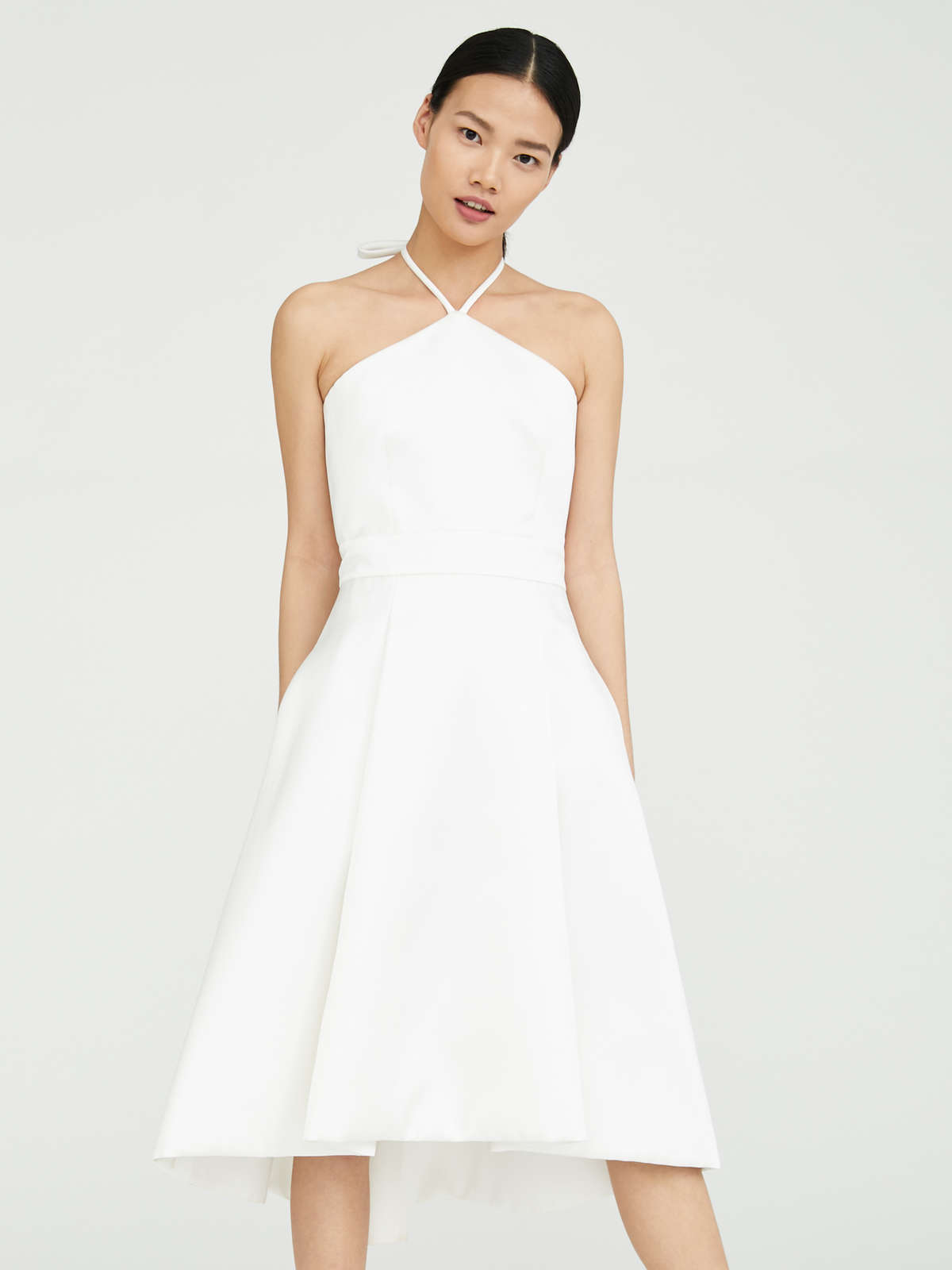 Dress in duchesse - white - Max Mara - 2
