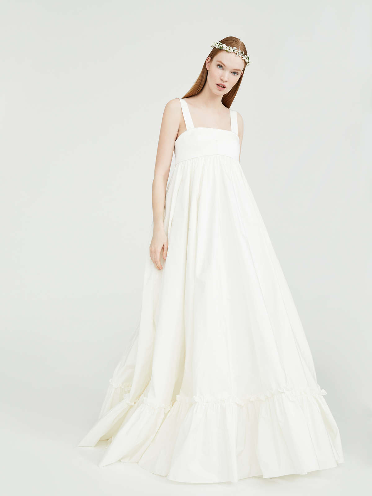 Satin and taffeta dress - ivory - Max Mara