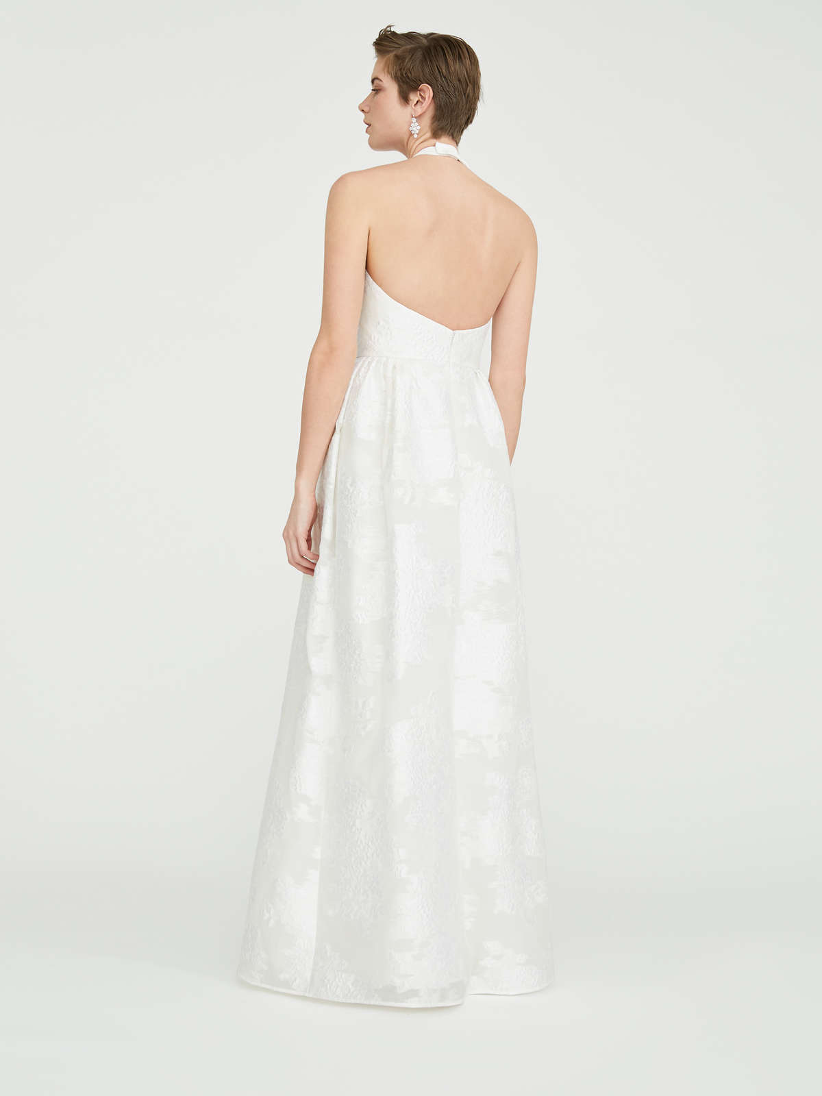 Jacquard dress - white - Max Mara - 4