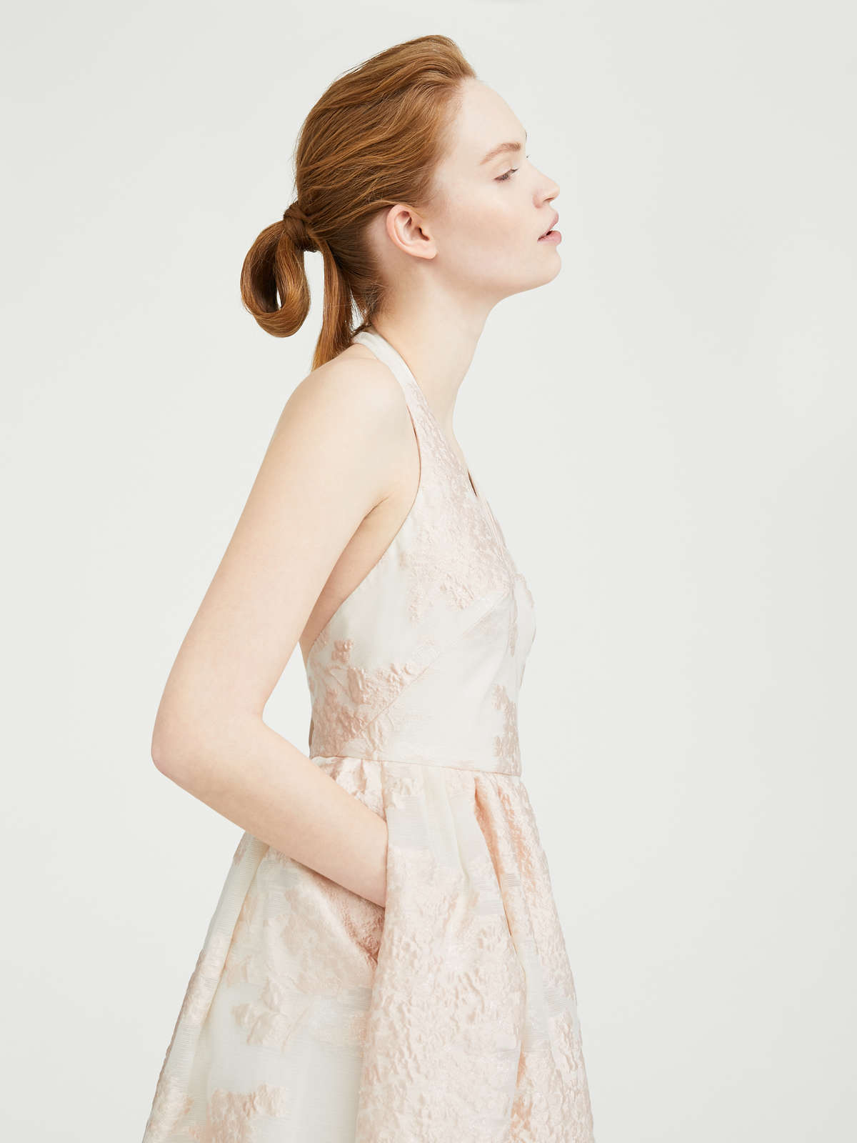 Jacquard dress - powder - Max Mara - 5