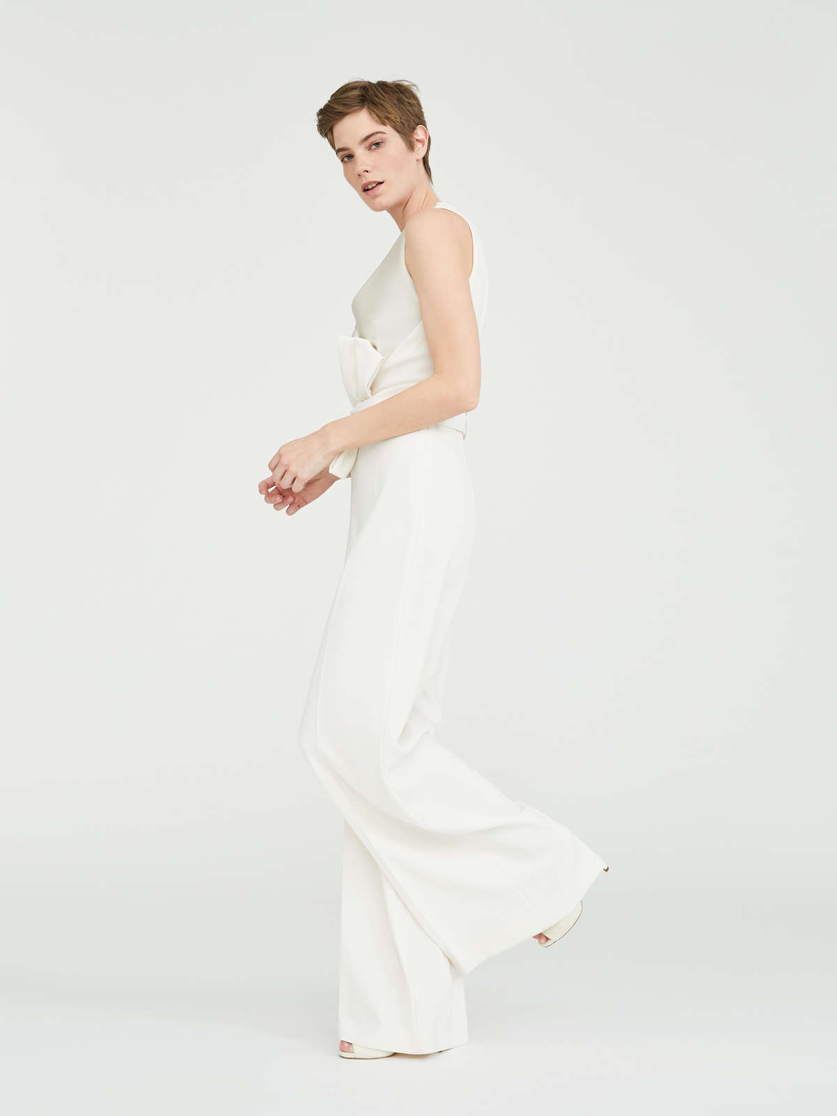 Cady and duchess jumpsuit - ivory - Max Mara - 3