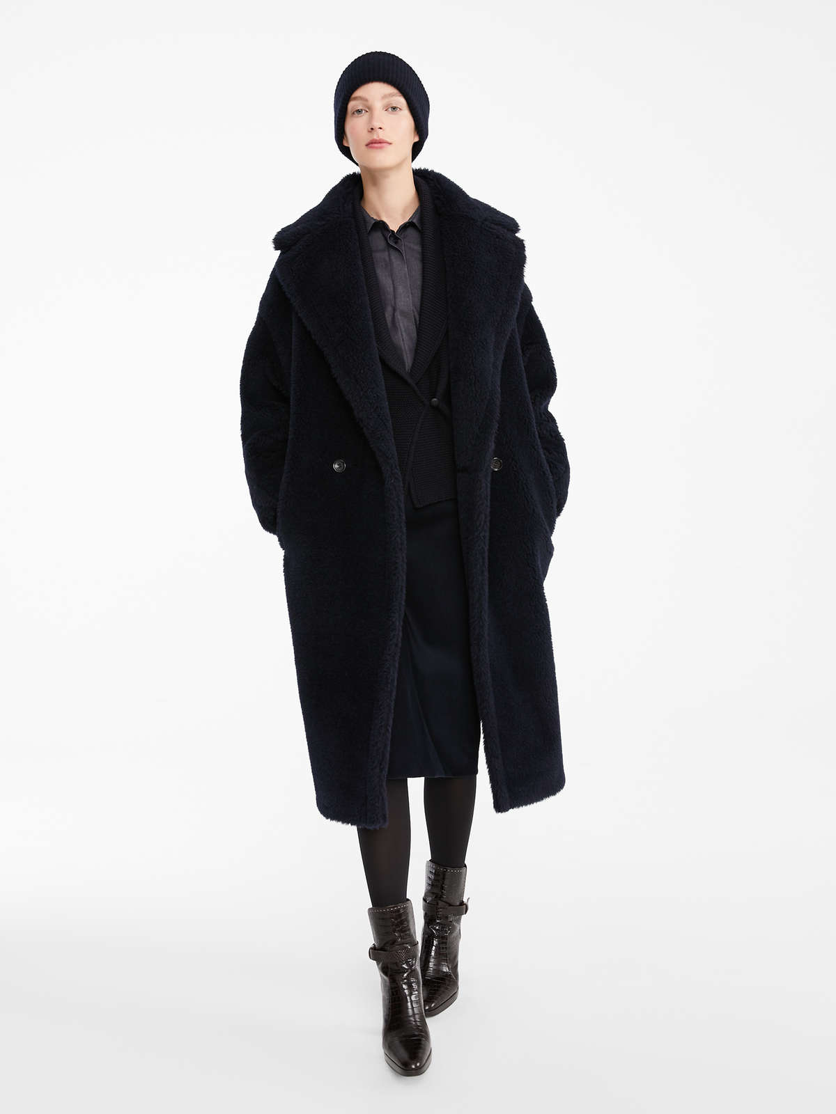 Teddy Bear Icon Coat - ULTRAMARINE - Max Mara