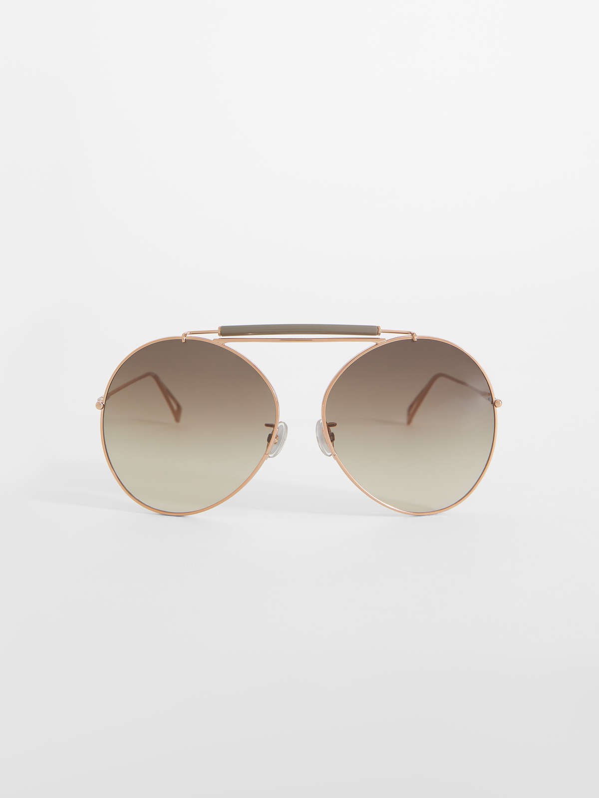 Oversized sunglasses - DARK GREY - Max Mara - 2