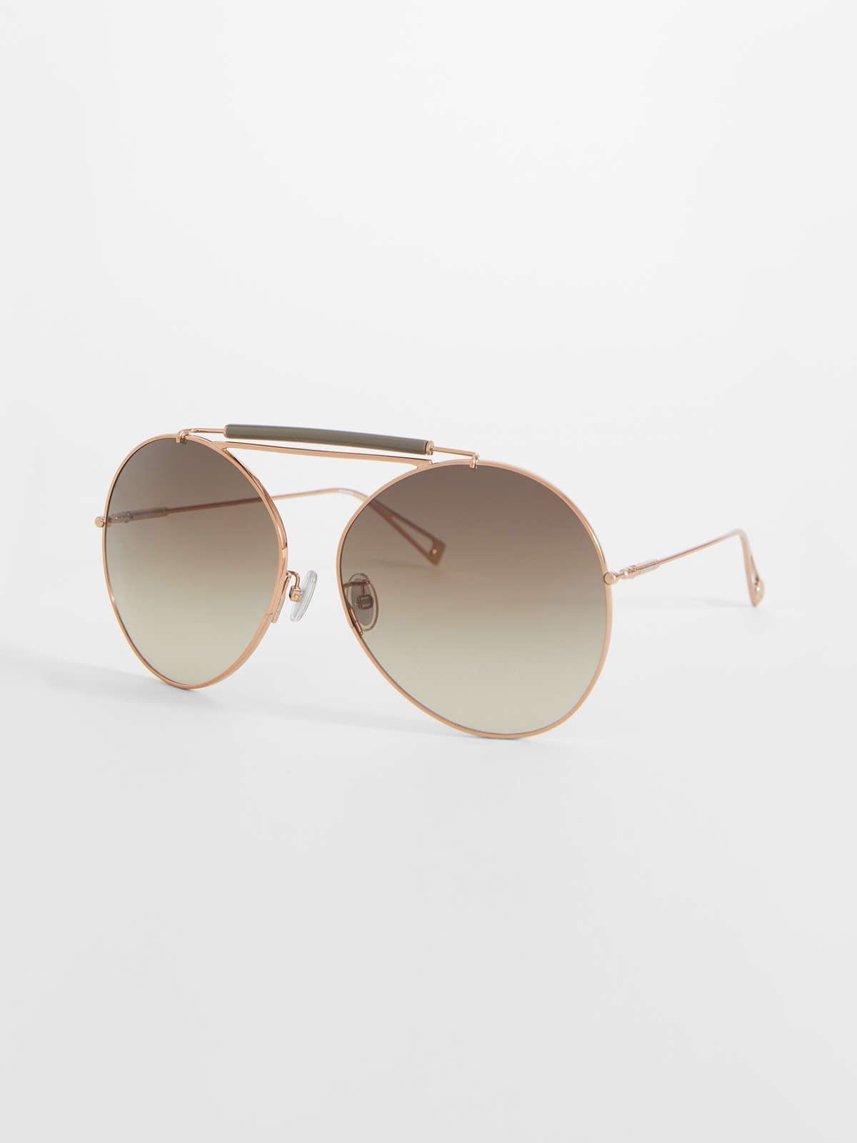Oversized sunglasses - DARK GREY - Max Mara - 3