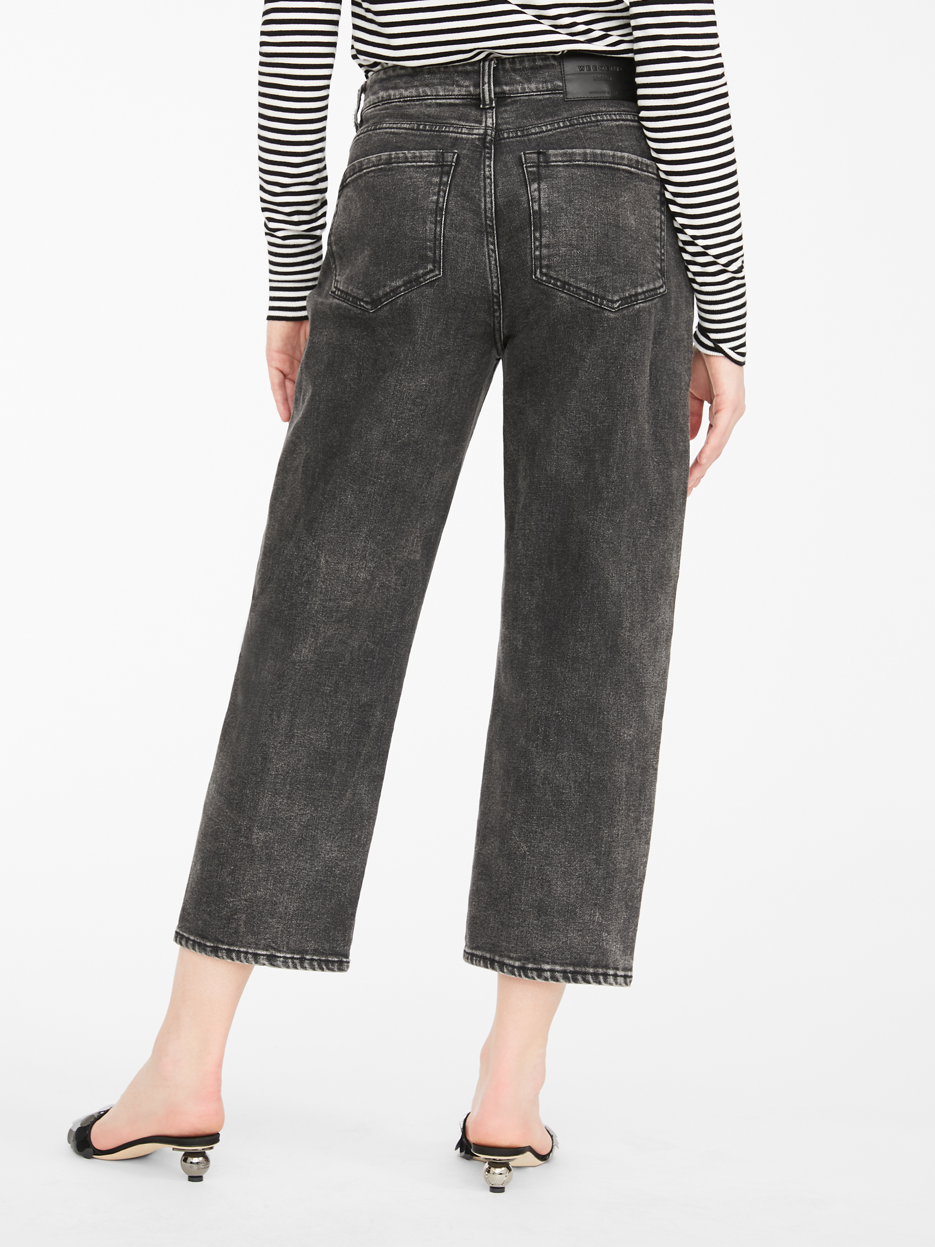 carrot fit jeans black