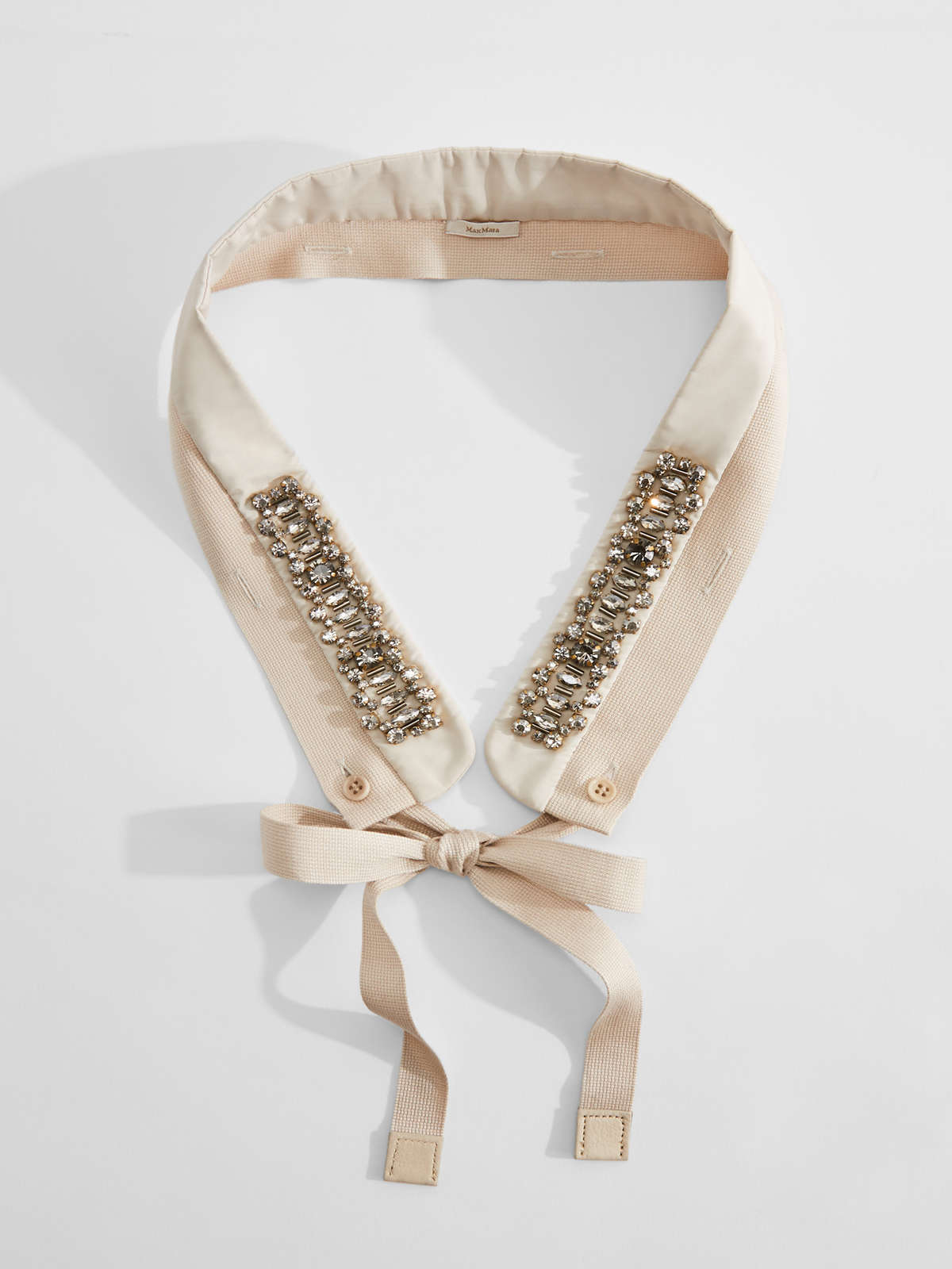 Embroidered hood trim - ECRU - Max Mara - 4