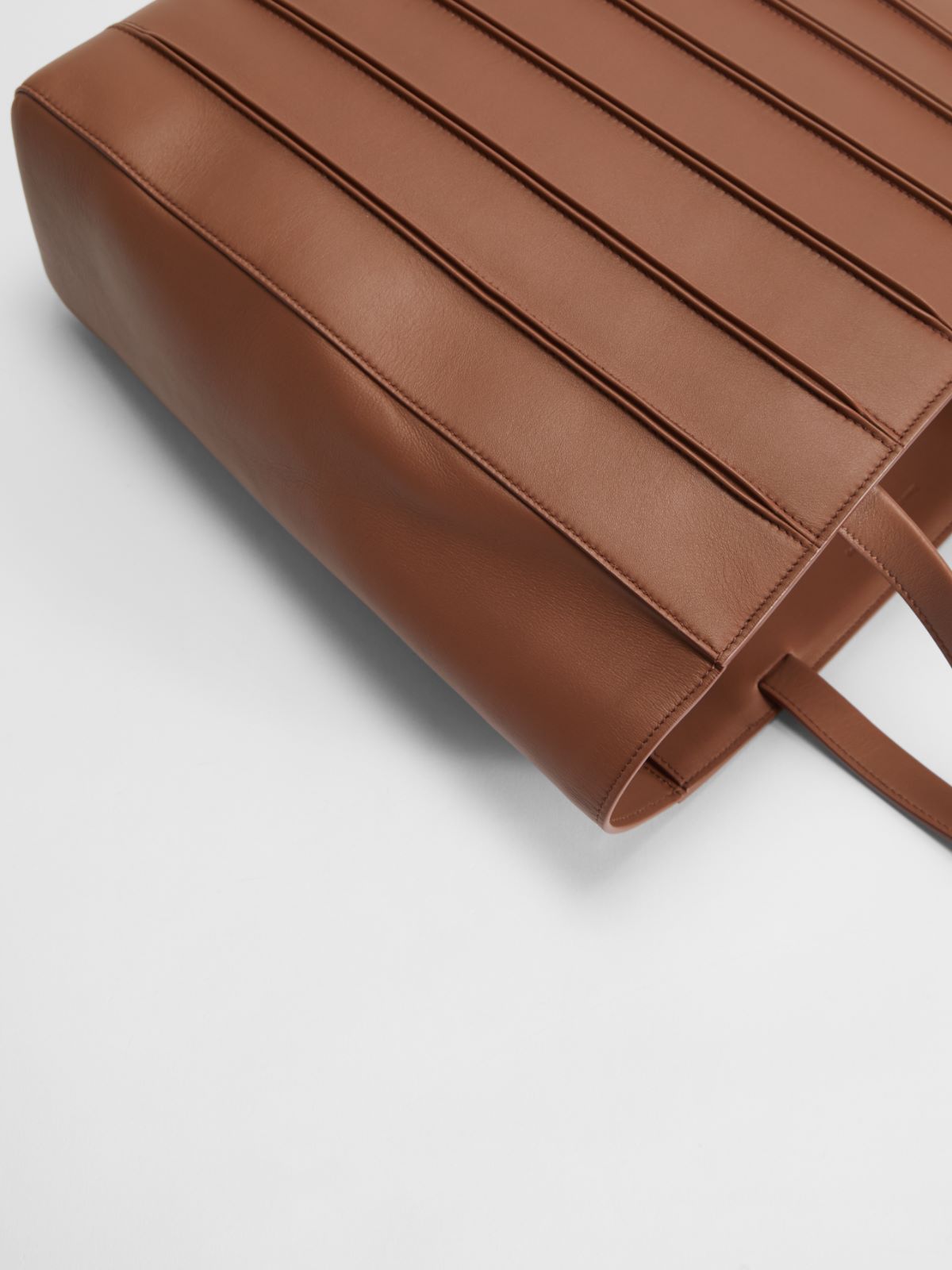 Shopping bag in leather - TOBACCO - Max Mara - 4