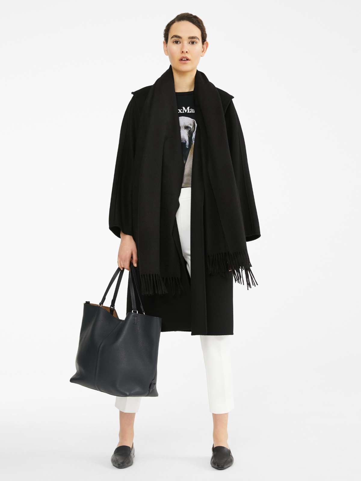 Cashmere coat - BLACK - Max Mara