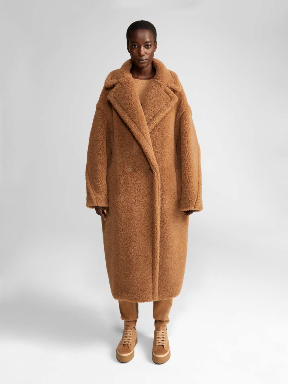 Teddy Bear Icon Coat - CAMEL - Max Mara - 2