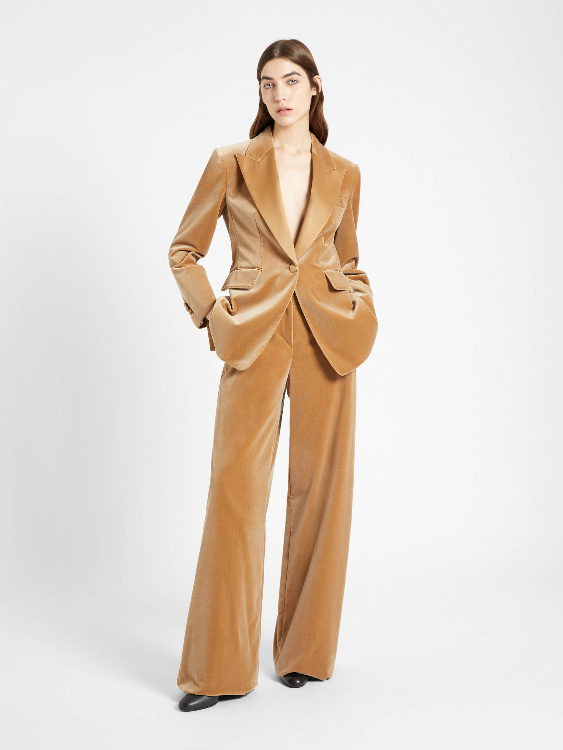 max mara velvet jacket