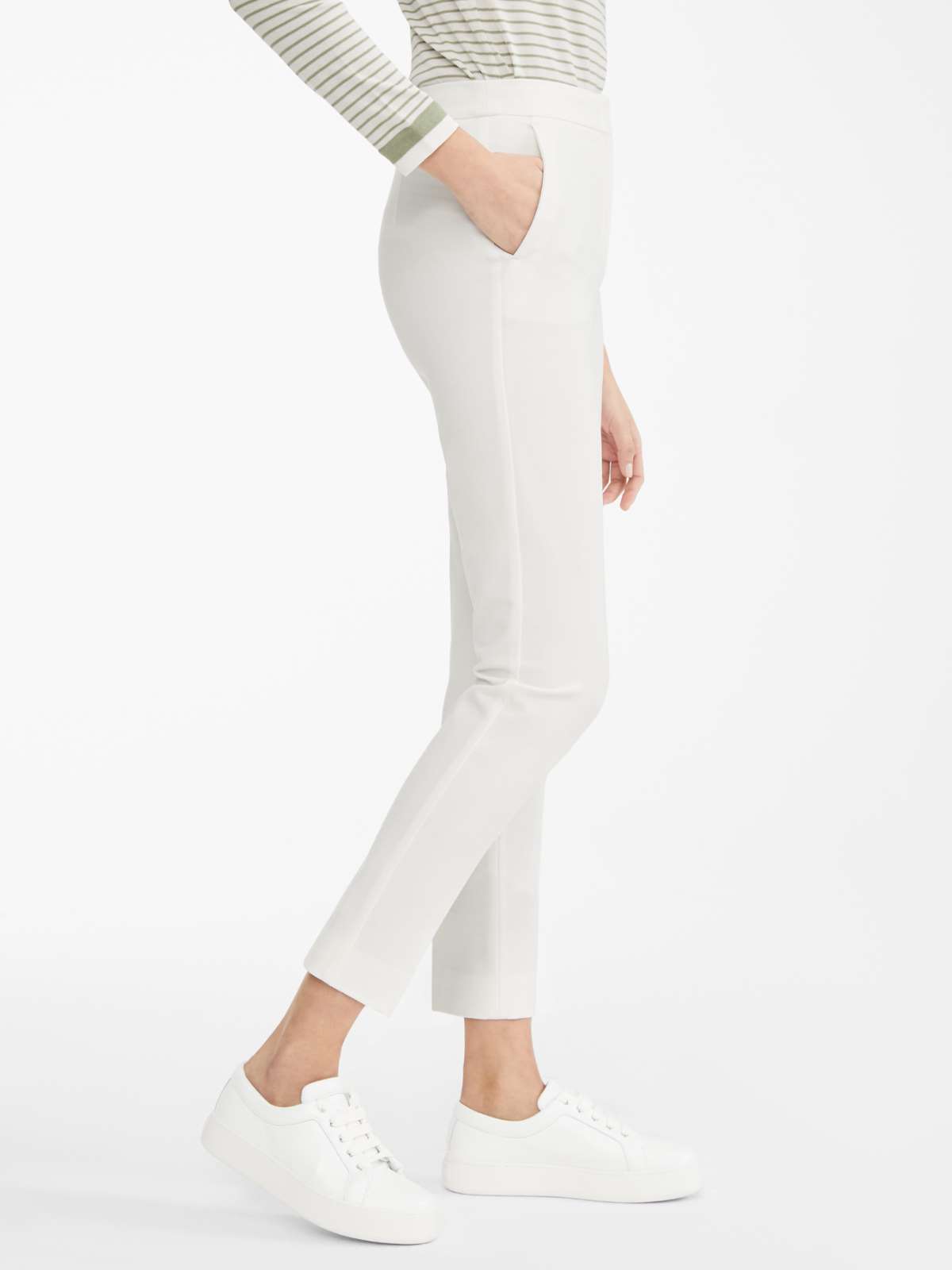 Viscose jersey trousers - SILK - Max Mara - 3