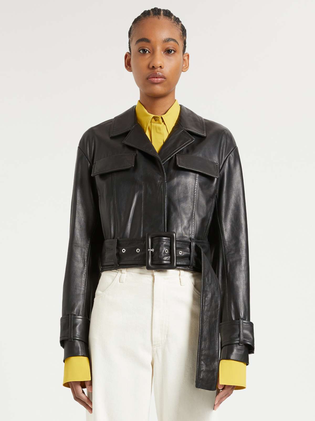 max mara weekend leather jacket