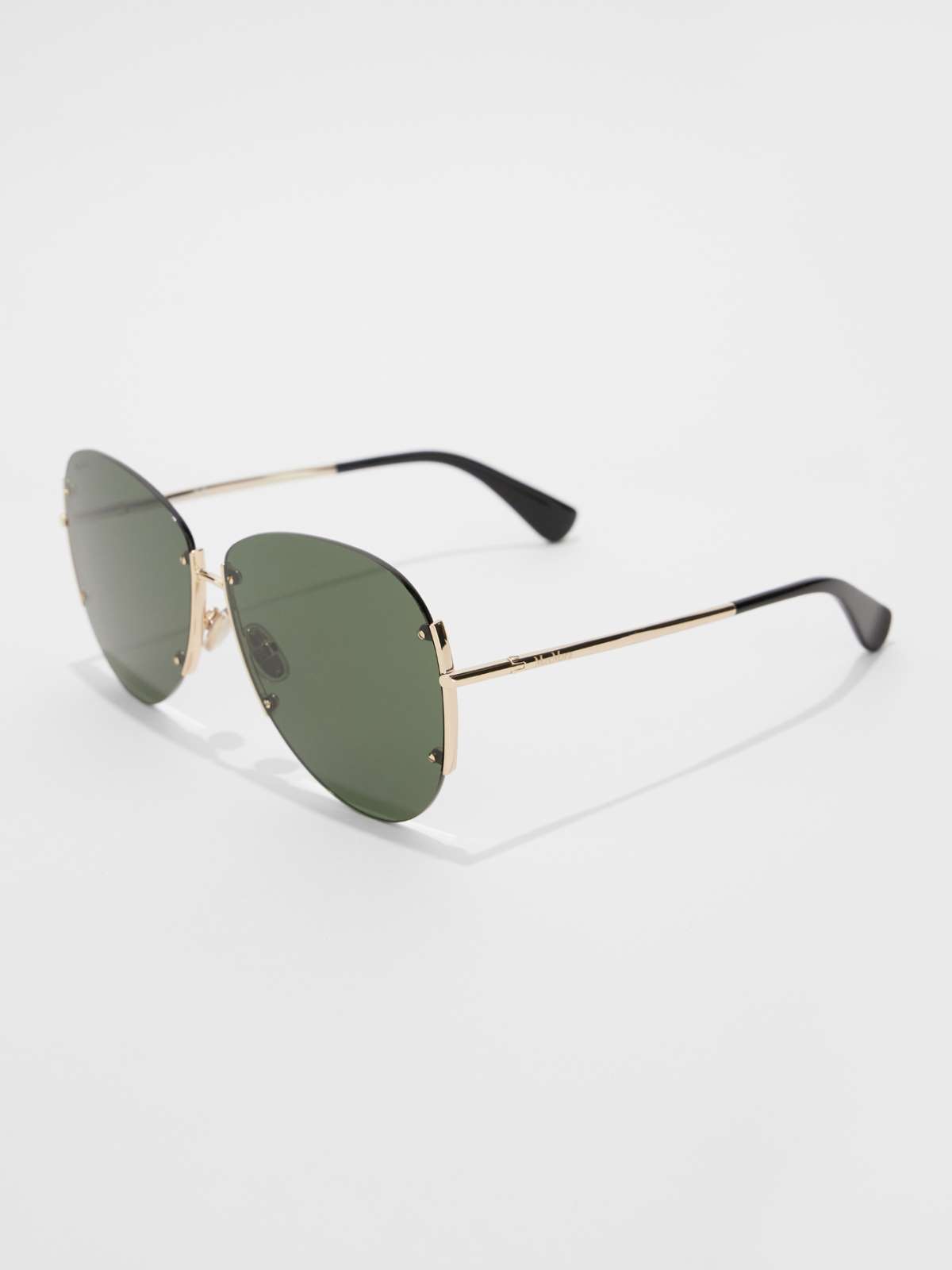 Oversized sunglasses - GREEN - Max Mara - 2