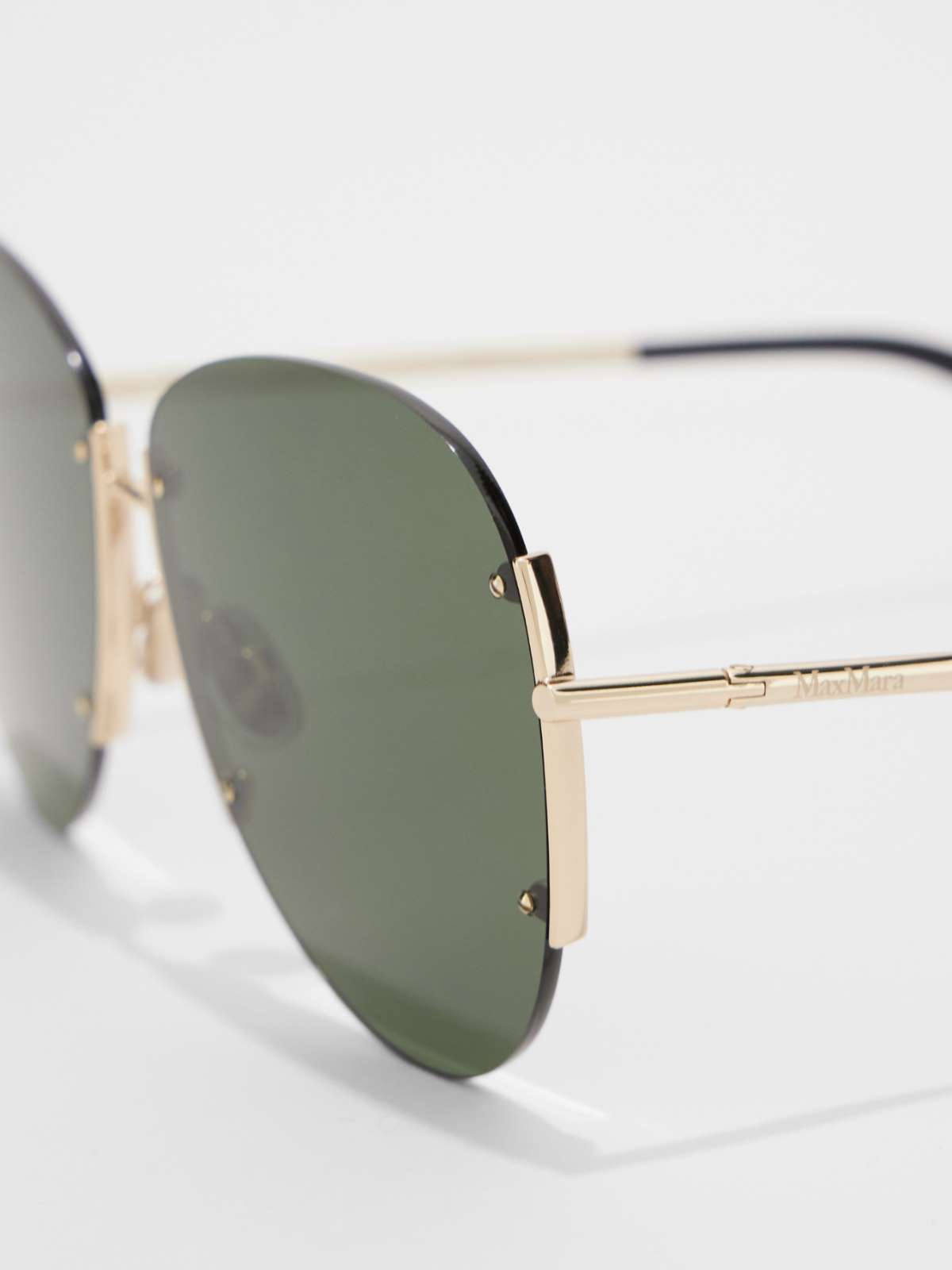 Oversized sunglasses - GREEN - Max Mara - 3