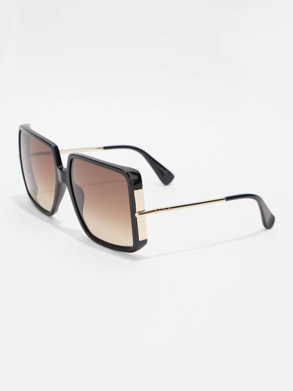 Lunettes de soleil en acétate et métal - NOIR - Max Mara - 2