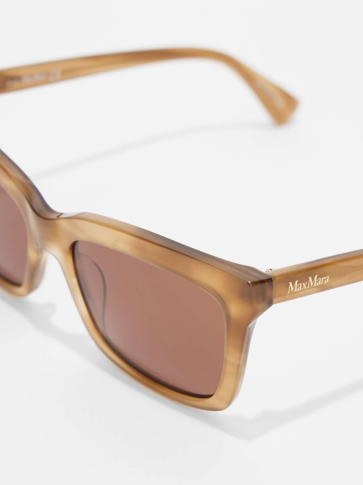 Lunettes de soleil rectangulaires - MAKE UP NUDE - Max Mara - 3
