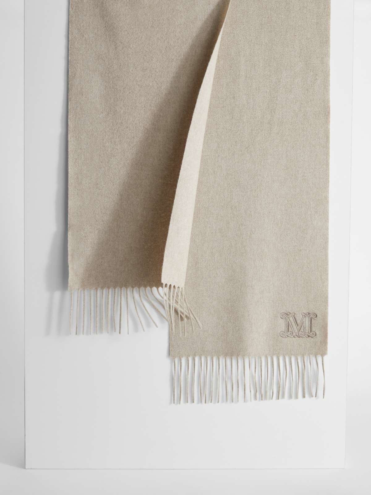 Cashmere scarf - BEIGE - Max Mara