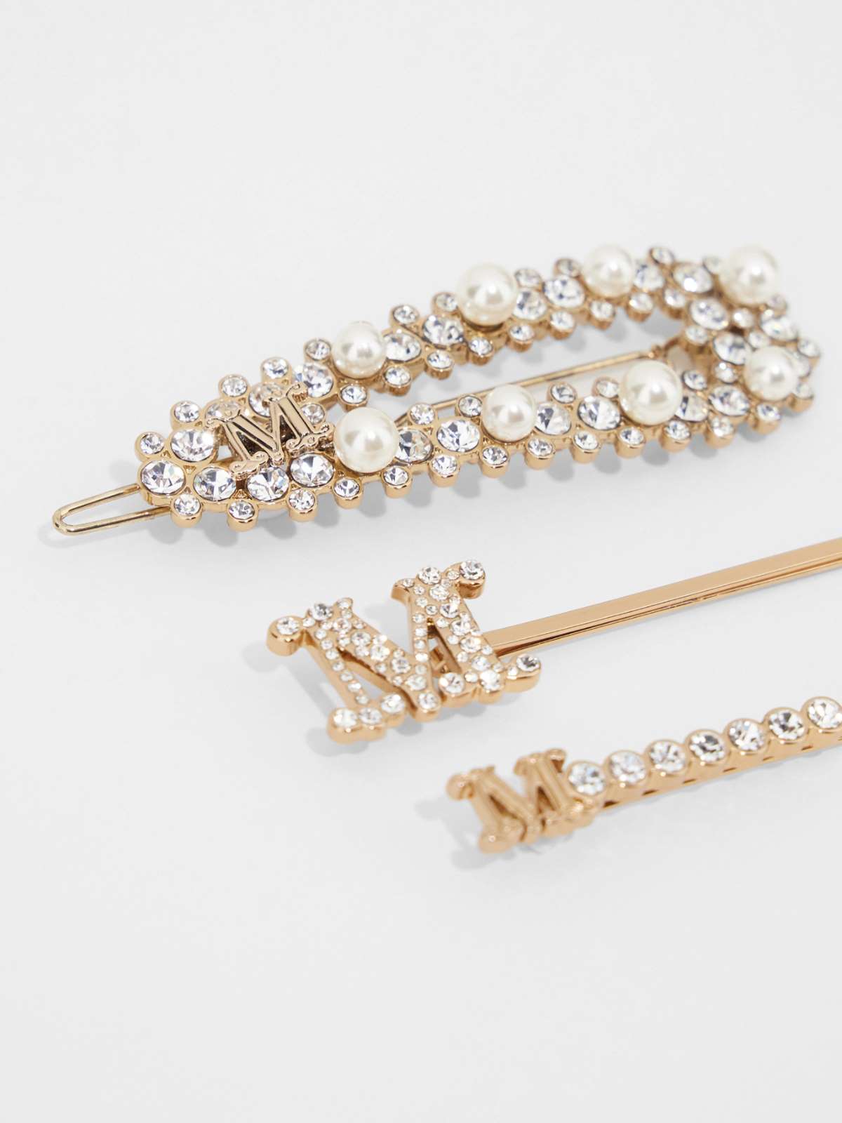 Set of hair clips - GOLD - Max Mara - 3