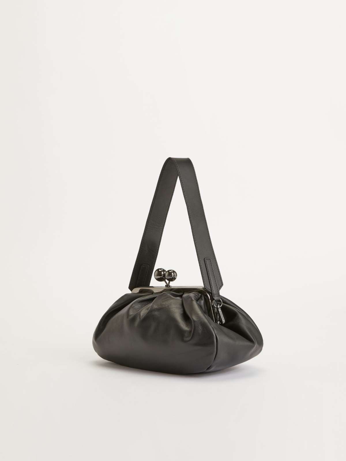 Medium leather Pasticcino Bag - BLACK - Max Mara - 2