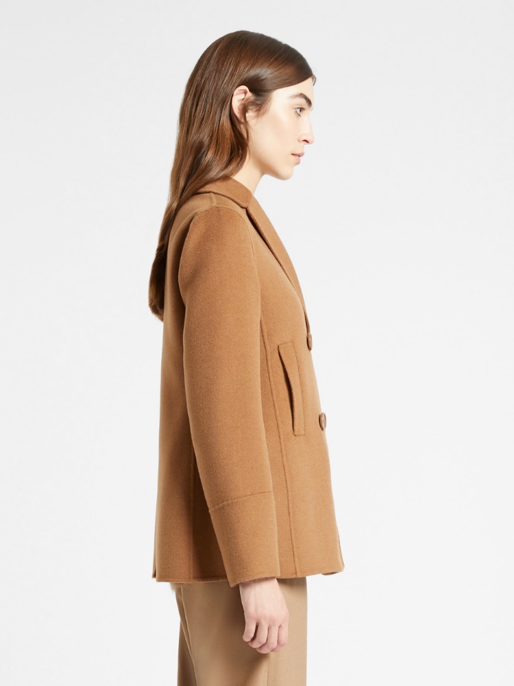 wool jacket camel