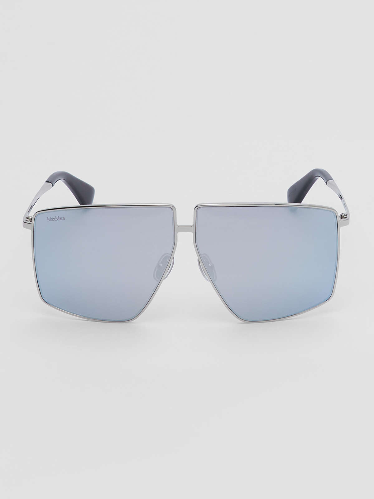 Oversized sunglasses - SILVER - Max Mara
