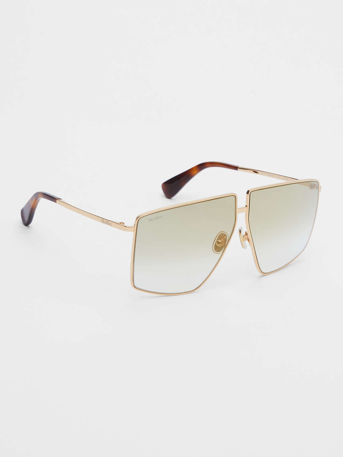 Oversized sunglasses - GOLD - Max Mara - 2