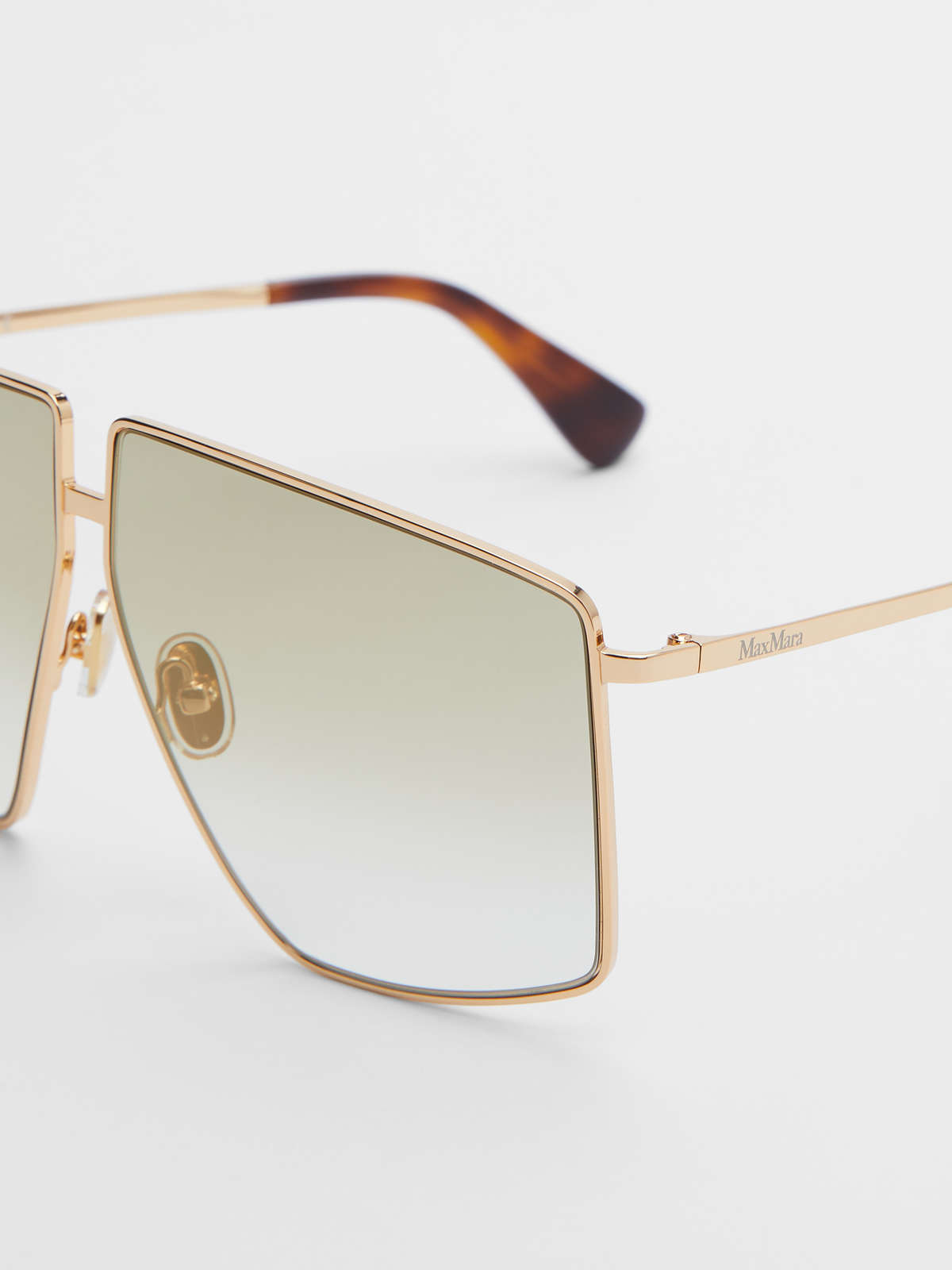Oversized sunglasses - GOLD - Max Mara - 3