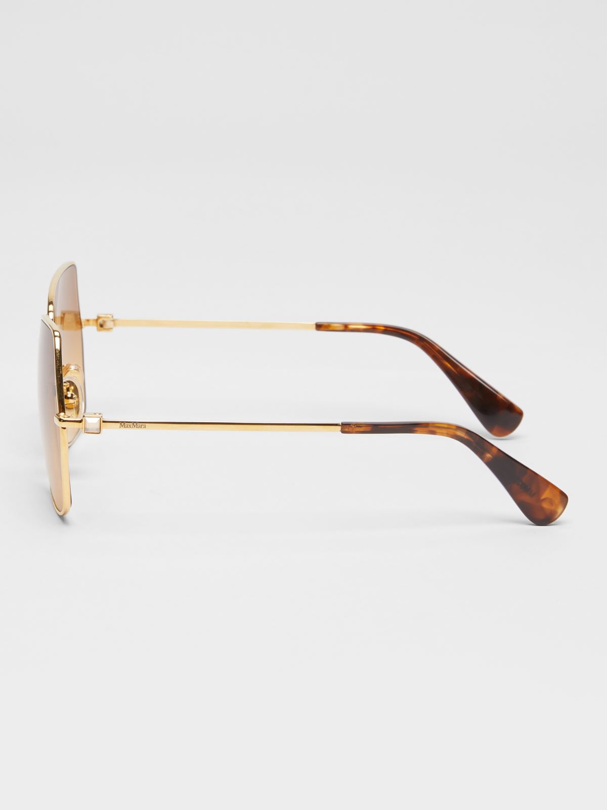 Oversized sunglasses - GOLD - Max Mara - 2
