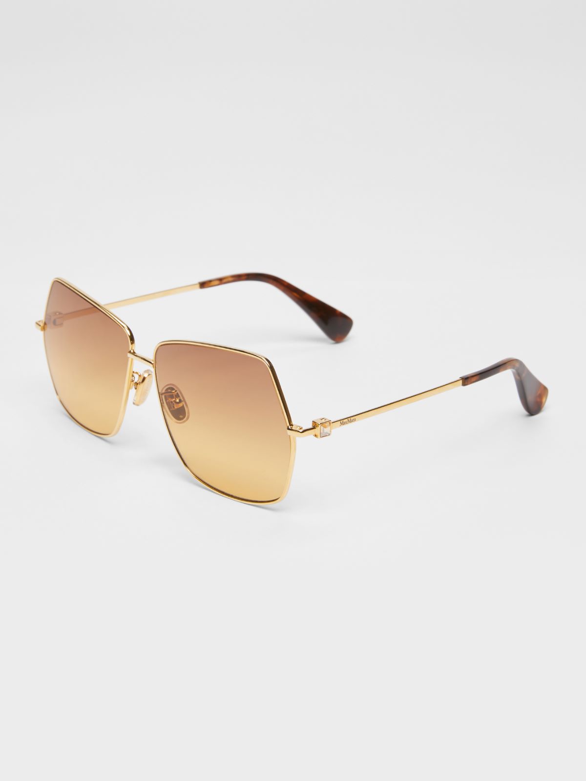 Oversized sunglasses - GOLD - Max Mara - 3