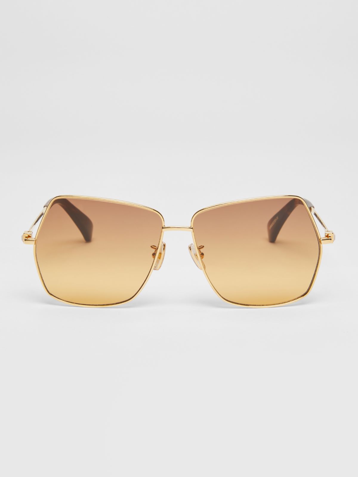 Oversized sunglasses - GOLD - Max Mara