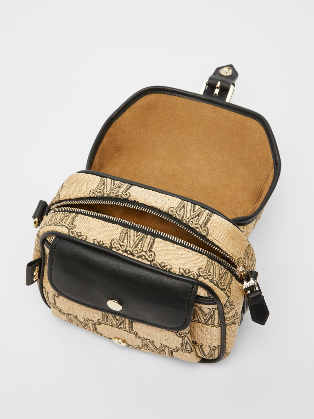Jacquard fabric bag - BEIGE - Max Mara - 4
