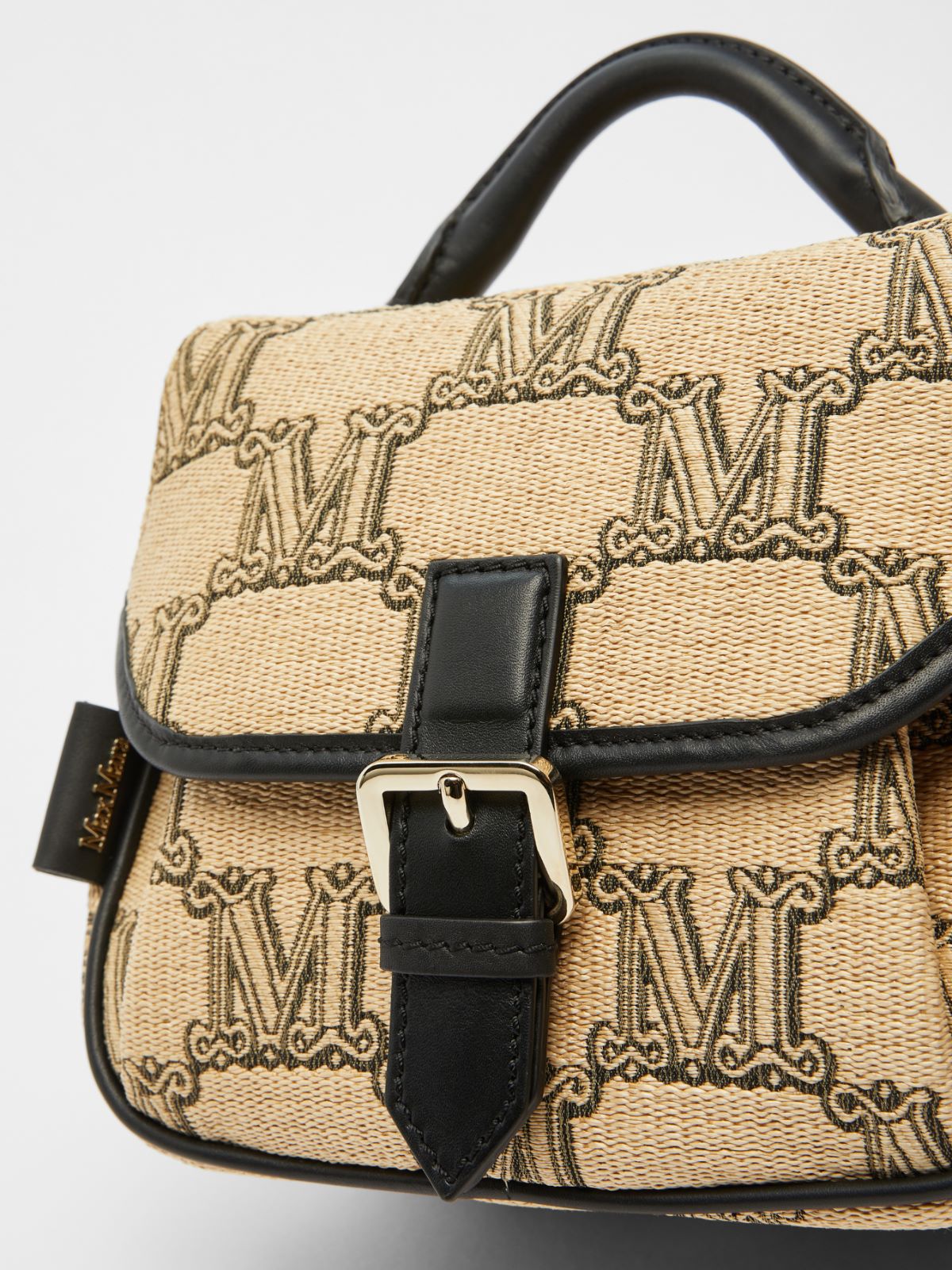 Jacquard fabric bag - BEIGE - Max Mara - 6