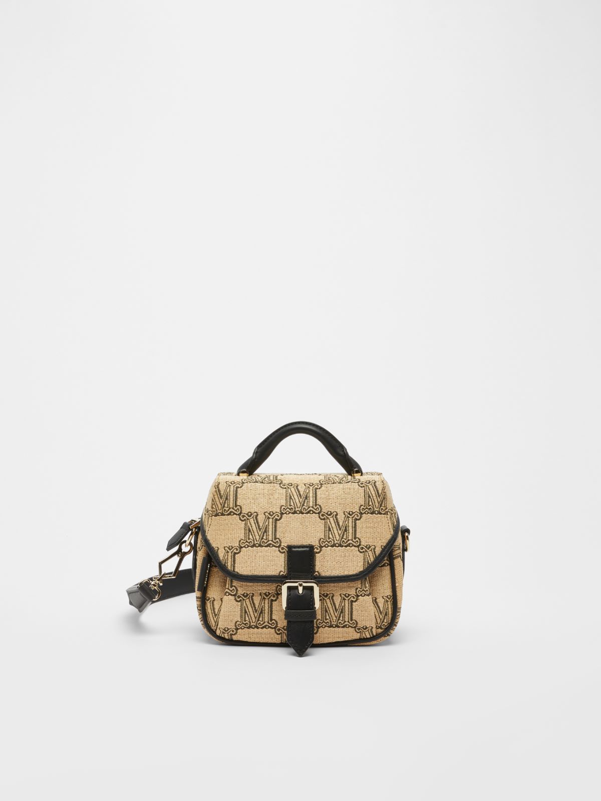 Jacquard fabric bag - BEIGE - Max Mara