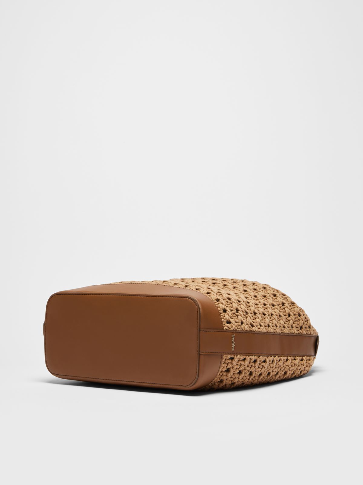 Crocheted hobo bag - BROWN - Max Mara - 6