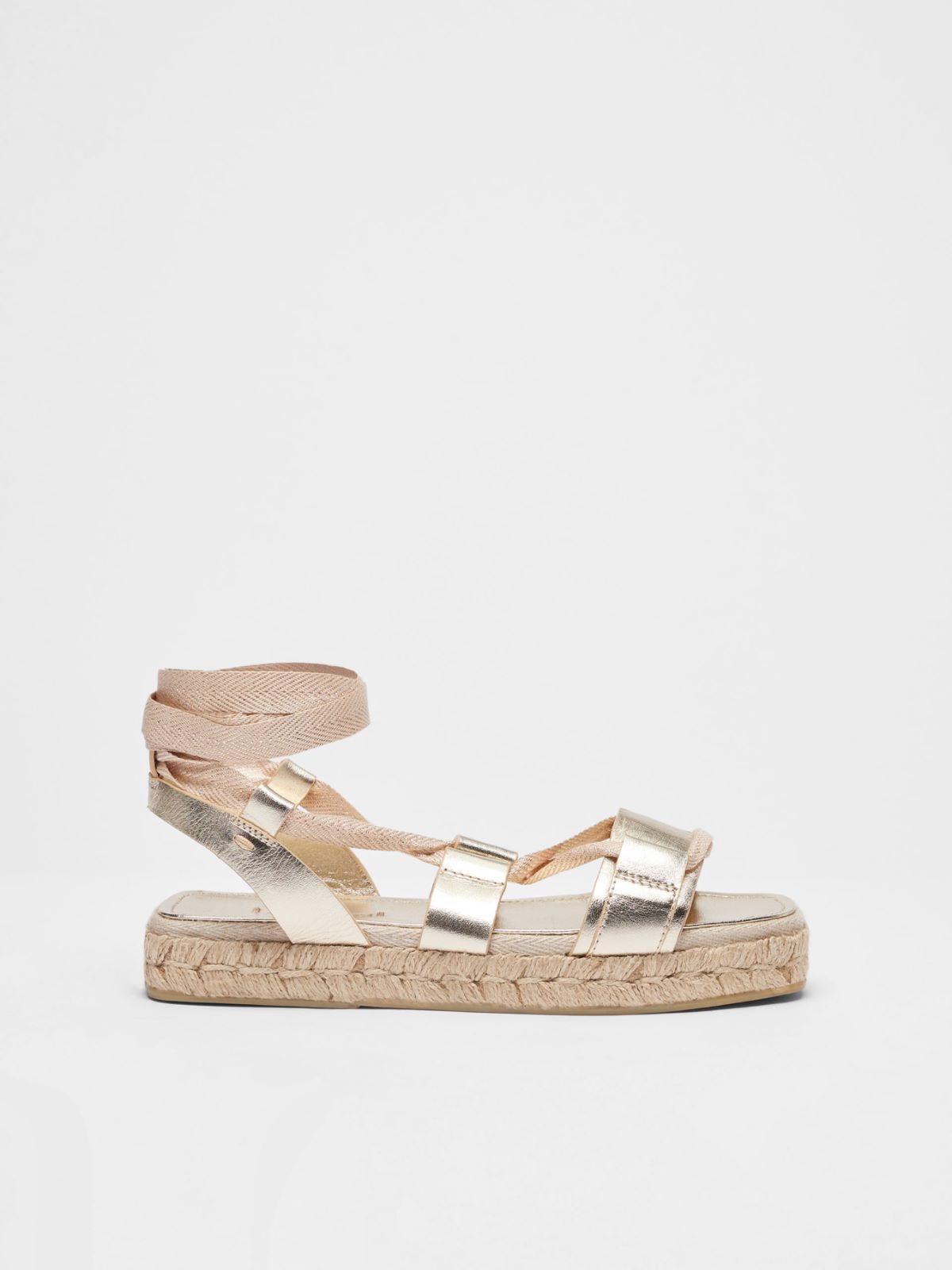 <p>Crossed sandals</p> - GOLD - Max Mara