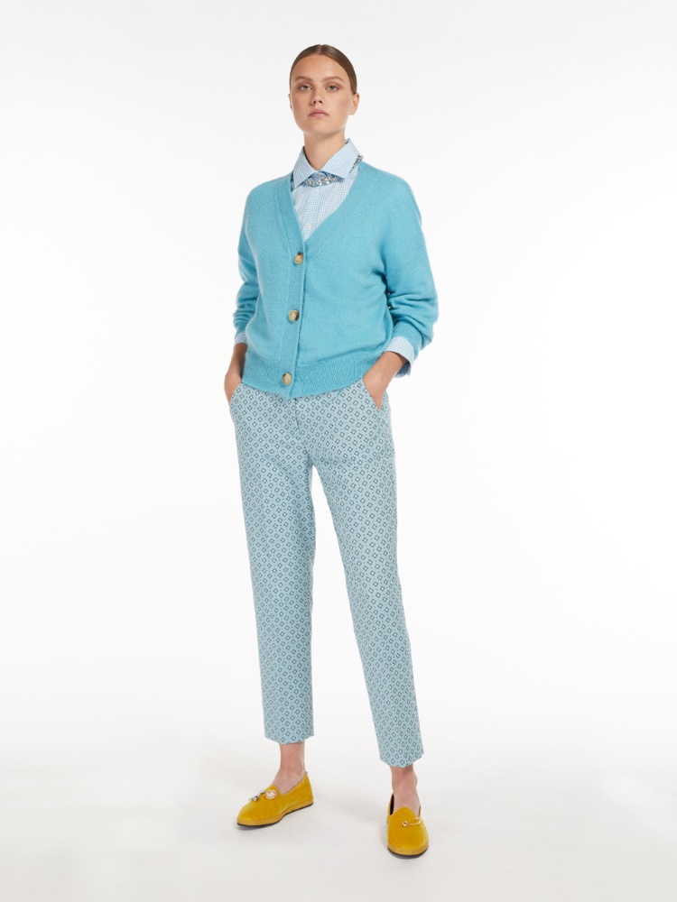 Cotton-blend trousers, water - \