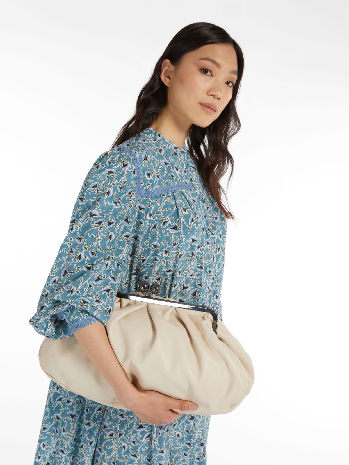 Large nappa leather Pasticcino bag 