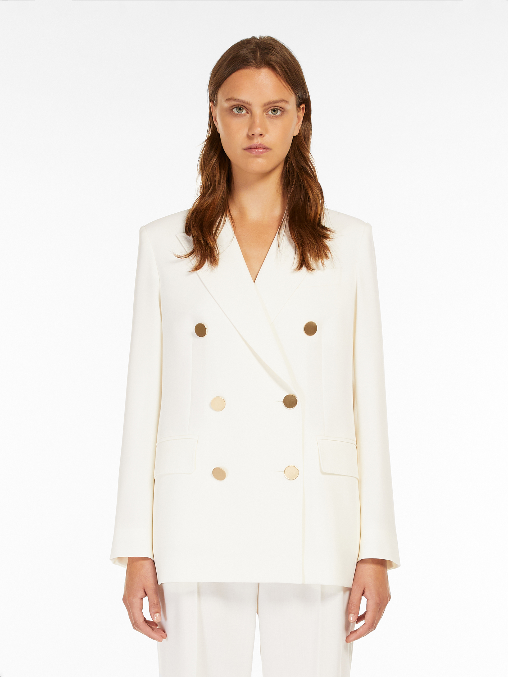 the row white blazer