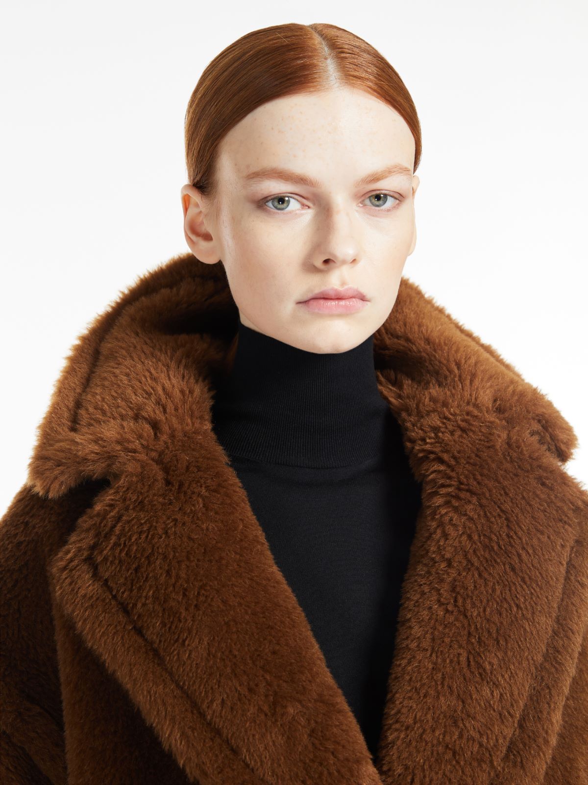 Teddy fabric parka - TOBACCO - Max Mara - 4