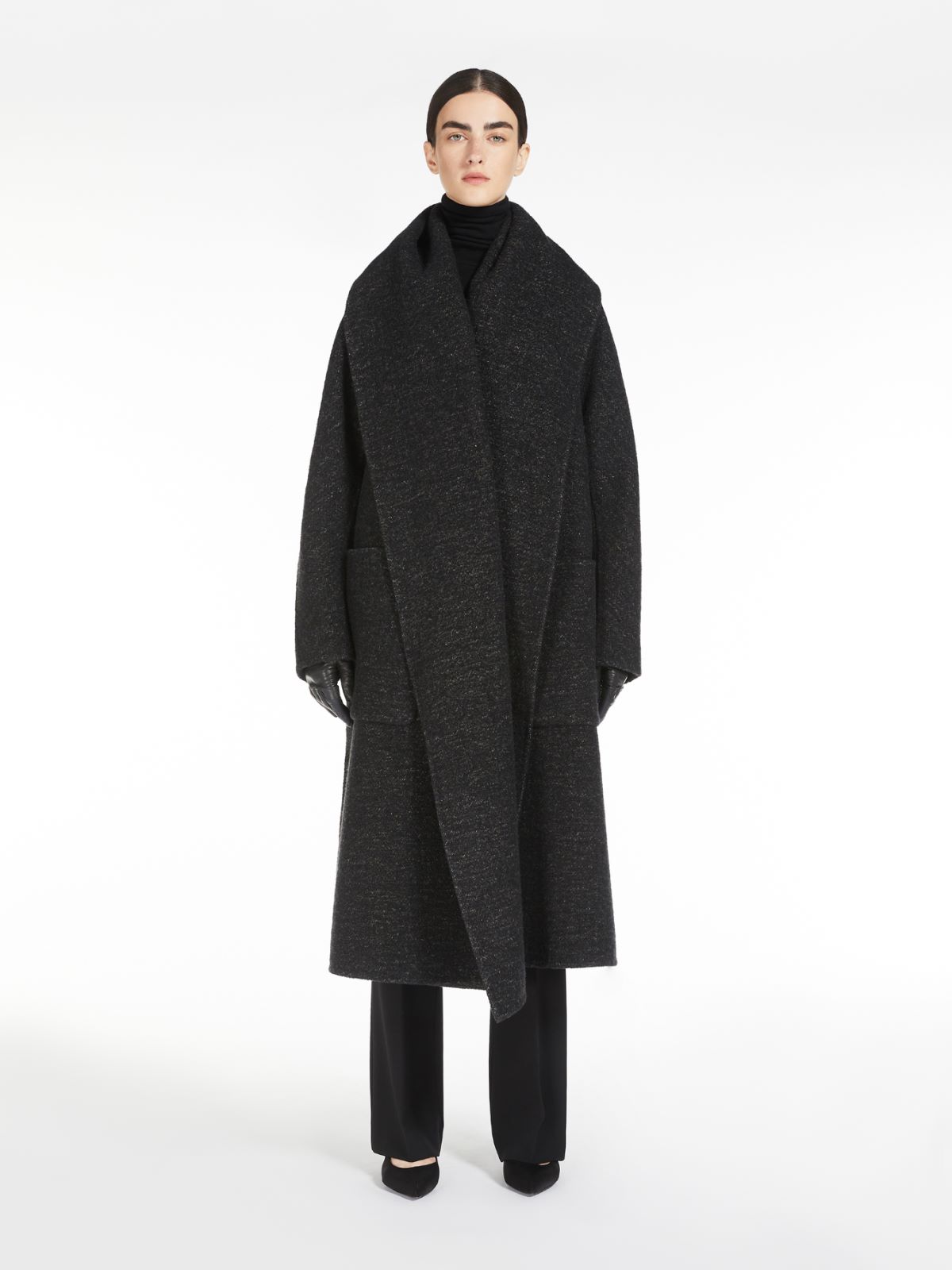 Wool and cashmere coat - BLACK - Max Mara - 2