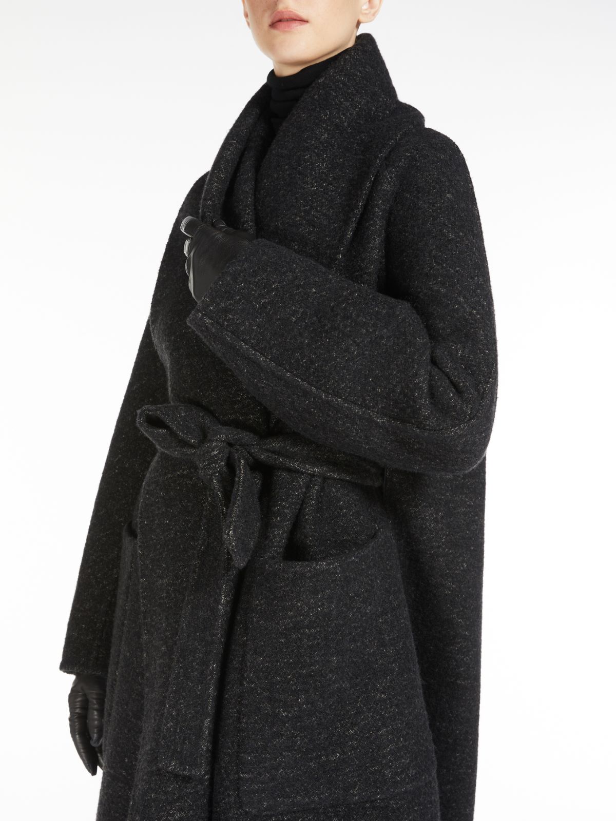Wool and cashmere coat - BLACK - Max Mara - 5