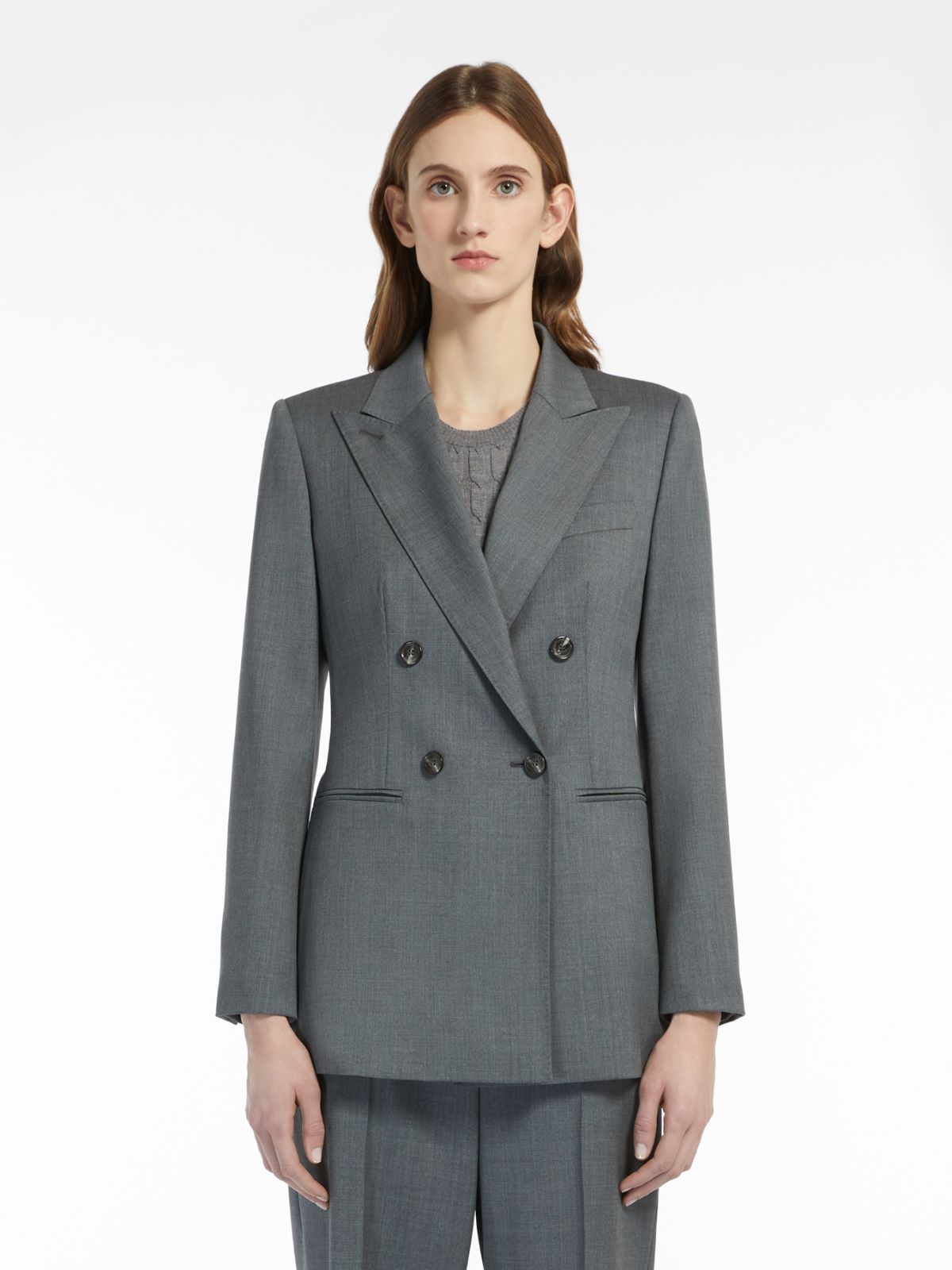 Wool blazer - MEDIUM GREY - Max Mara - 2
