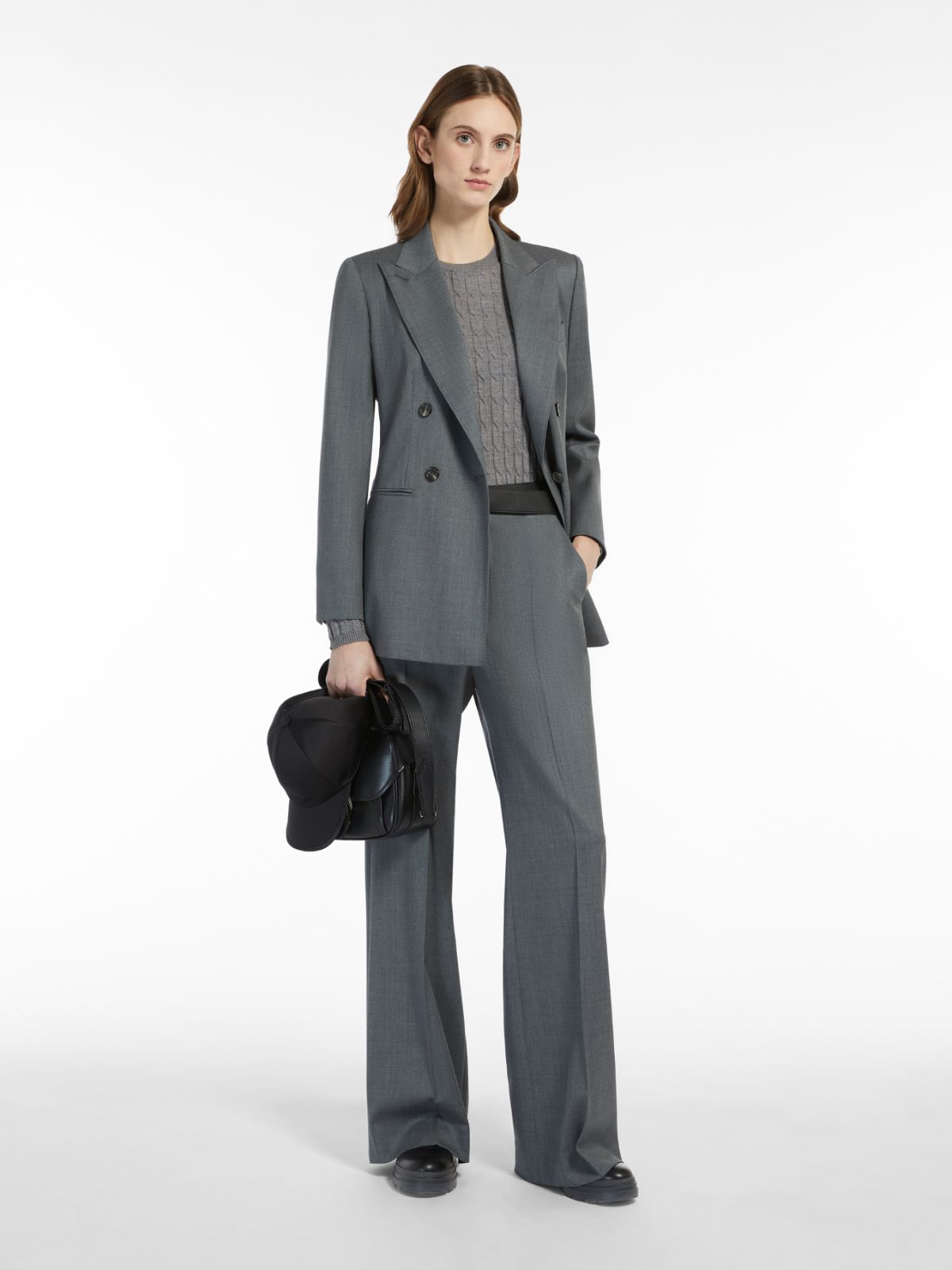 Wool blazer - MEDIUM GREY - Max Mara