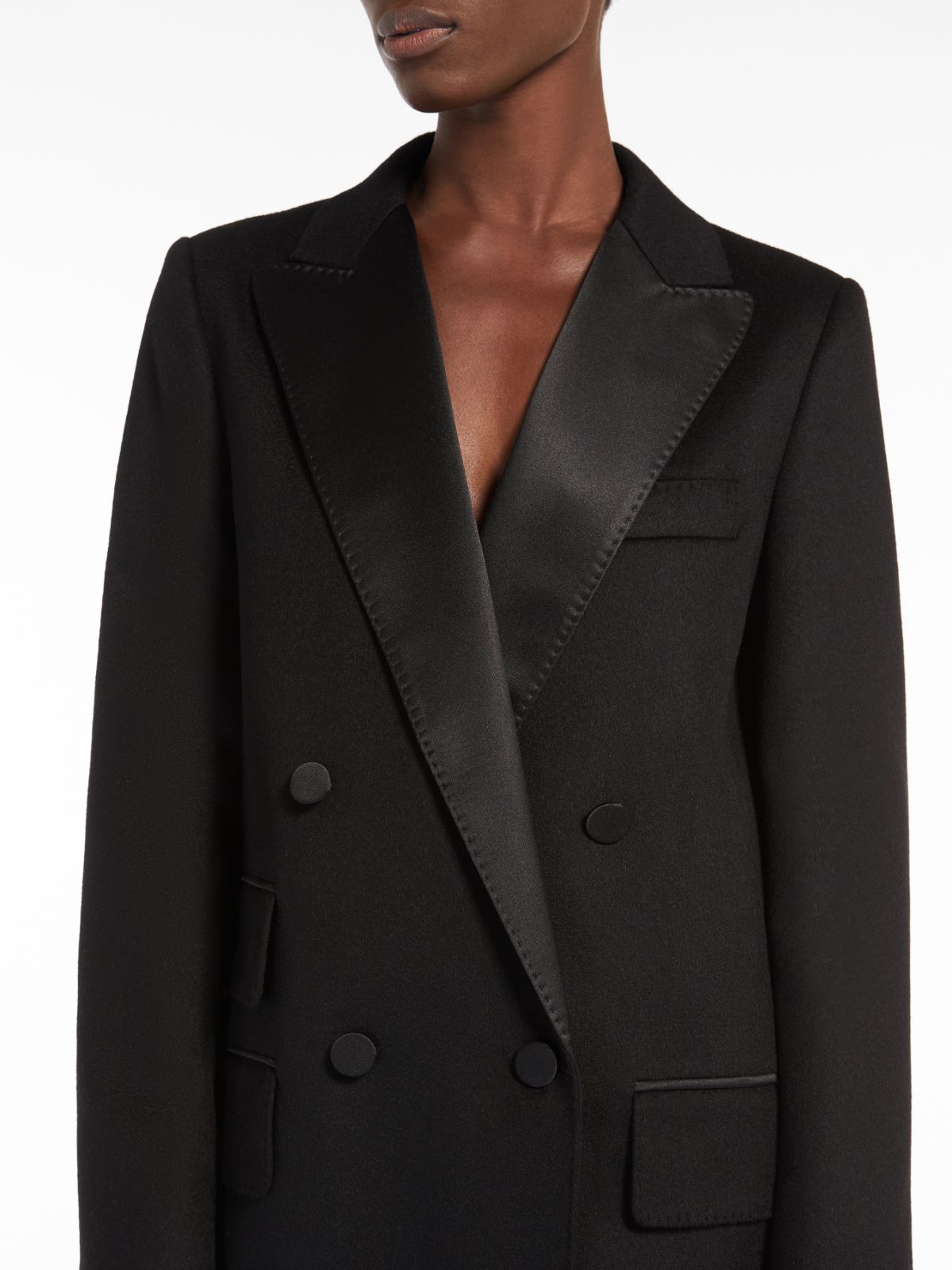 Jacke aus reinem Kamelhaar - SCHWARZ - Max Mara - 4